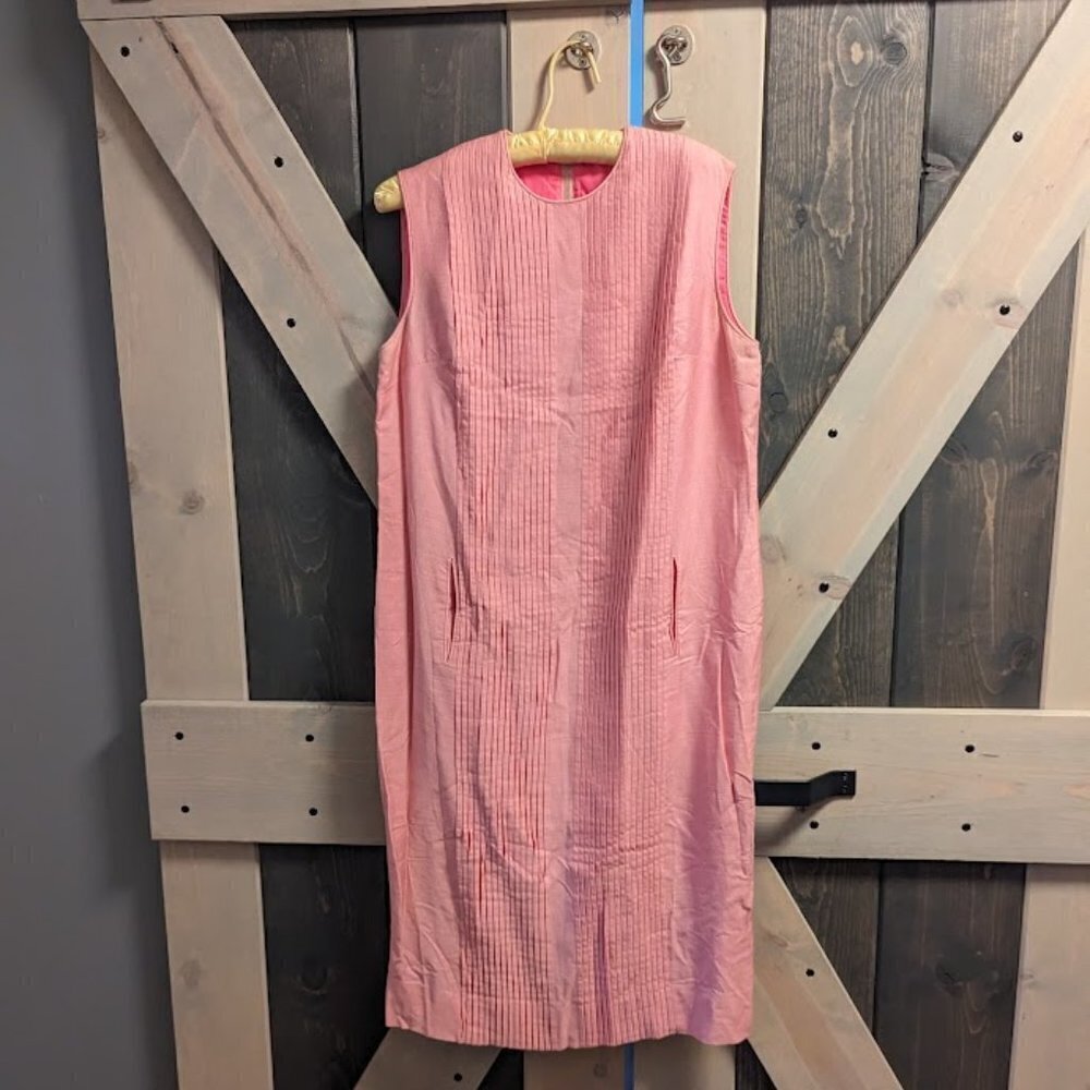 Carol Craig Vintage 1970s Mini Dress | Blue | Size S